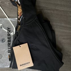 Small Burberry Zip Up Hoodie 