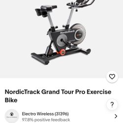 NordicTrack Grand Tour Pro Exercise Bike