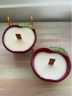 Cute Set of Apple Candles 🍎