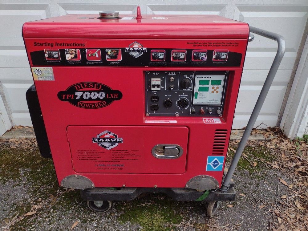 Tahoe Diesel 7000 Watt Generator