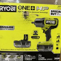 ryobi 18v half inch high torque impact wrench