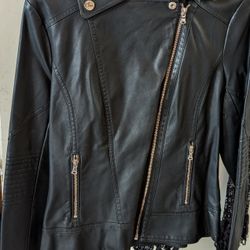 Womans Leather Guess Leather Jacket 