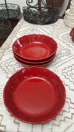 princess house pavilion 4 deep dish plates