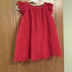 Sparkly Red Girls 2T Dress