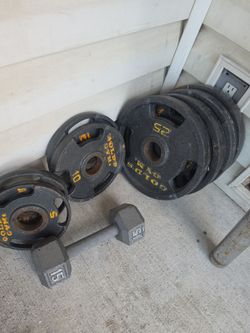 Weights bar set