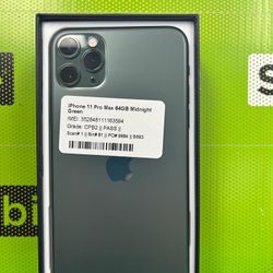 iPhone 11 Pro Max Capacidad 64GB Unlocked (desbloqueado )