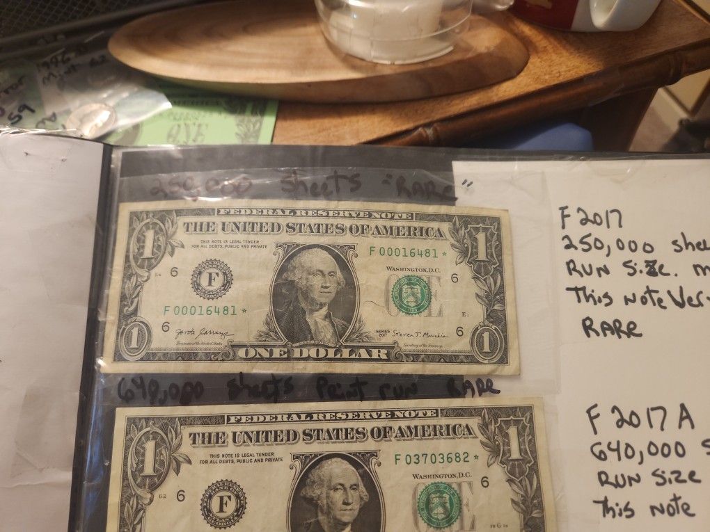 issued 2017 Star note Rare.