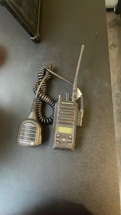 Motorola Two-Way Radio with Speaker Mic