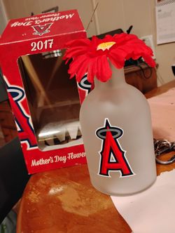 Angels Baseball 2017 Mother's Day Flower Vase