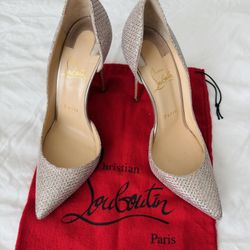 Christian Louboutin Paris Heels Size 37 1/2  7 1/2