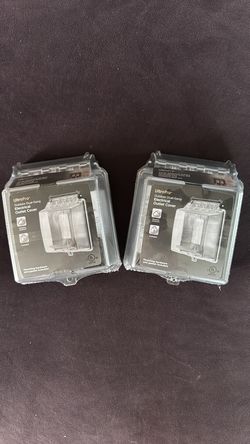 Outdoor Dual-Gang Electrical Cover x2