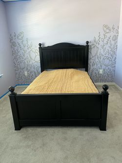 Full size bed frame. No mattress