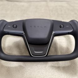 2021-2023 Model S/X Plaid Steering Wheel With Airbag