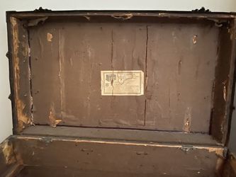 Canvas Steamer Trunk