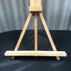 Set Of 2 A-Frame Folding Wooden Tabletop Easel Stands
