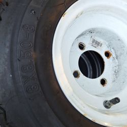 6 Golf Car Tires in Good Condition #18×8.50-8