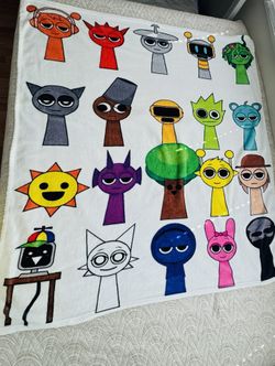 Sprunki Throw Blanket 🤩