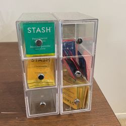 Acrylic Tea Bag Storage