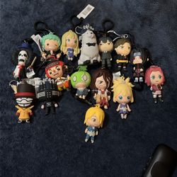 Various Anime Keychains