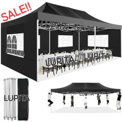 10x20 HEAVY DUTY Canopy Tent With Side Walls Gazebo Wedding Party Pop Up Tent Canopy- (FOR SALE) Carpa