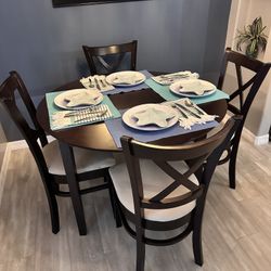 Dining Table And 4 Chairs, Dining Set