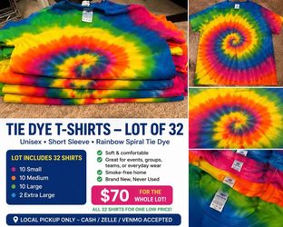 Tie-dye T-shirts
