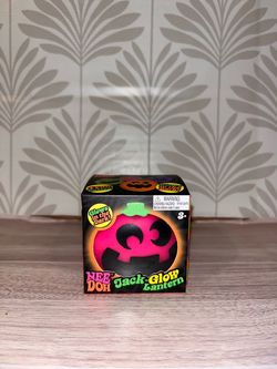 NeeDoh Jack Glow Lantern Halloween Squishy – Pink