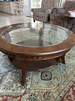 Glass Top Coffee Table