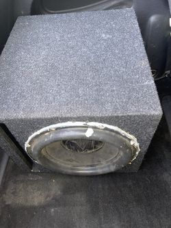 Memphis BRX 1244 12 Inch Subwoofer And Or Box