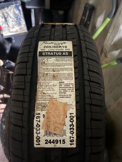 Two stratus 205/60R16 tires