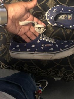 Dodgers Vans Low!!! Size 7 mens