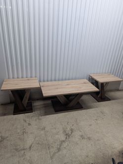 Modern 3pc coffe table set