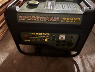 Sportsman 4000 Watt generator