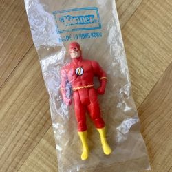 Vintage 1984 Kenner DC Super Powers The Flash Action Figure Mail-Away With Bag
