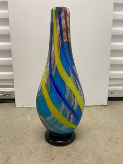 Abstract Glass Vase