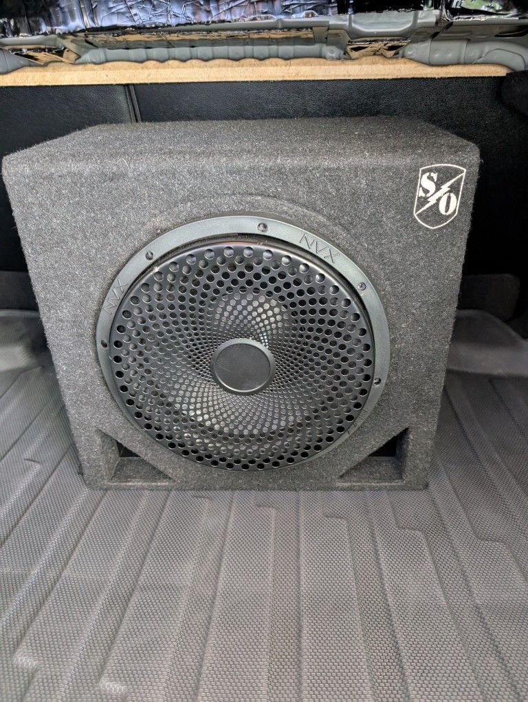 NVX 10 Inch Subwoofer With Sound Ordnance Box