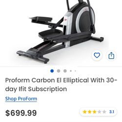 Elliptical Exercise Machine 