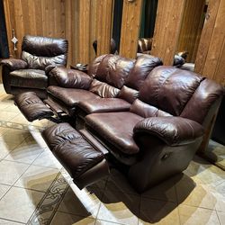 Leather Couch Loveseat