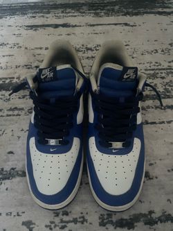 Blue and white Air Force’s 1