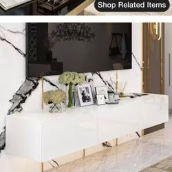 Entertainment Center with LED Light, Tv Stand 