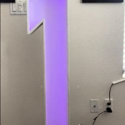 Custom Made Sweet Sixteen LED Lights 