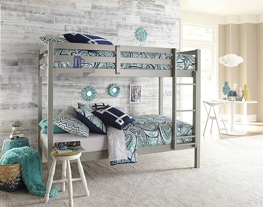 Twin Bunk Bed for Kids and Teens