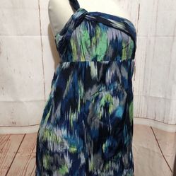 Anne Taylor loft women’s dress 👗 beautiful colored sleeveless dress  Size 6 /Small petite  