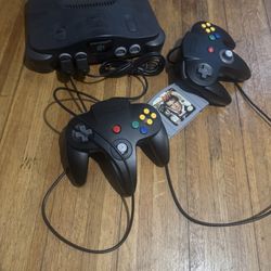 N64 With Games And Controllers