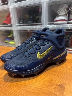 Nike Alpha Huarache Elite 4 Mid Jackie Robinson HF5392-400 Baseball Cleats Sz 15
