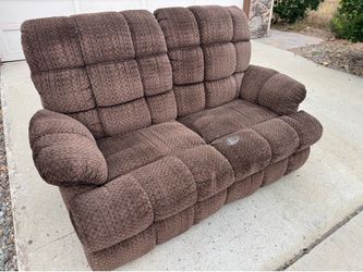 FREE Dual Reclining Loveseat Sofa Couch – Very Comfortable