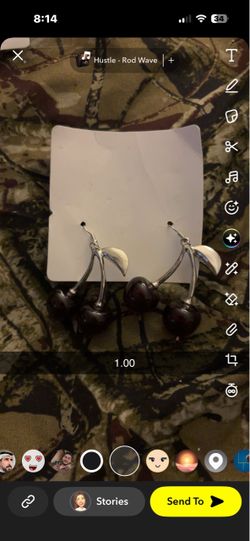 Cherry earrings