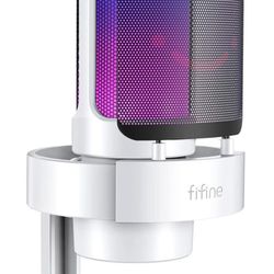FIFINE Gaming USB PC Computer RGB Microphone 

