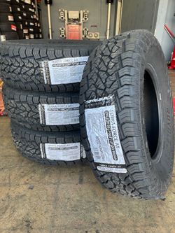 235/70/16 Royal black all terrain 4 new tires installed and balanced ✅ instaladas ✅
