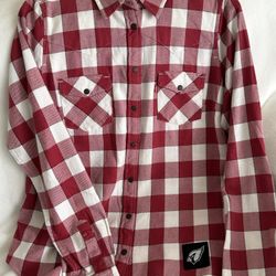 NEW LEVIS Button-up  NFL Shirt - AZ Cardinal’s.  Size M